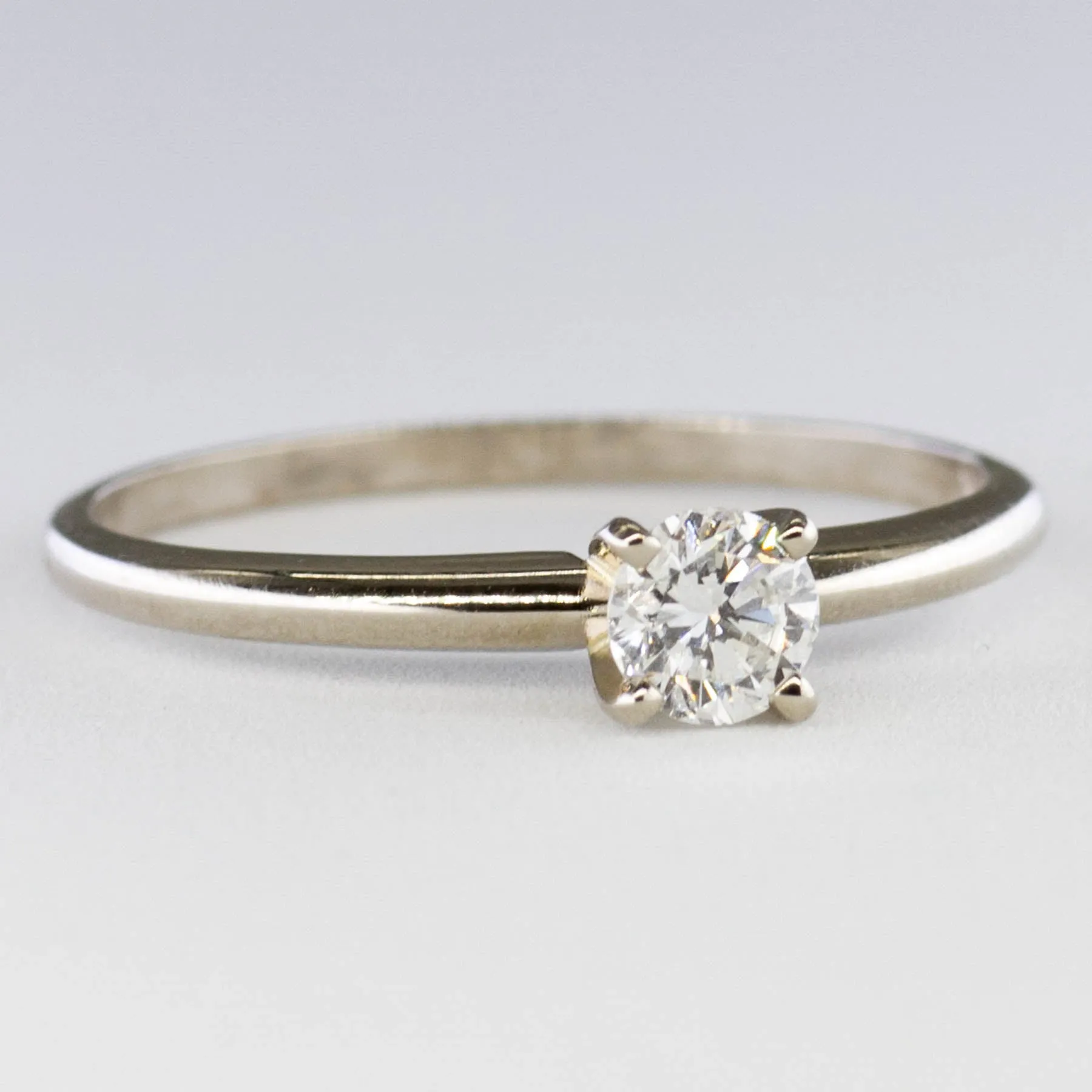 '100 Ways' White Gold Diamond Solitaire | 0.28ct | SZ 6.75 |