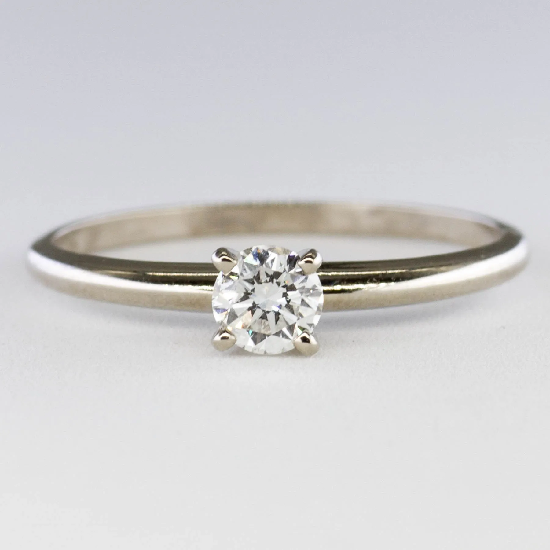 '100 Ways' White Gold Diamond Solitaire | 0.28ct | SZ 6.75 |