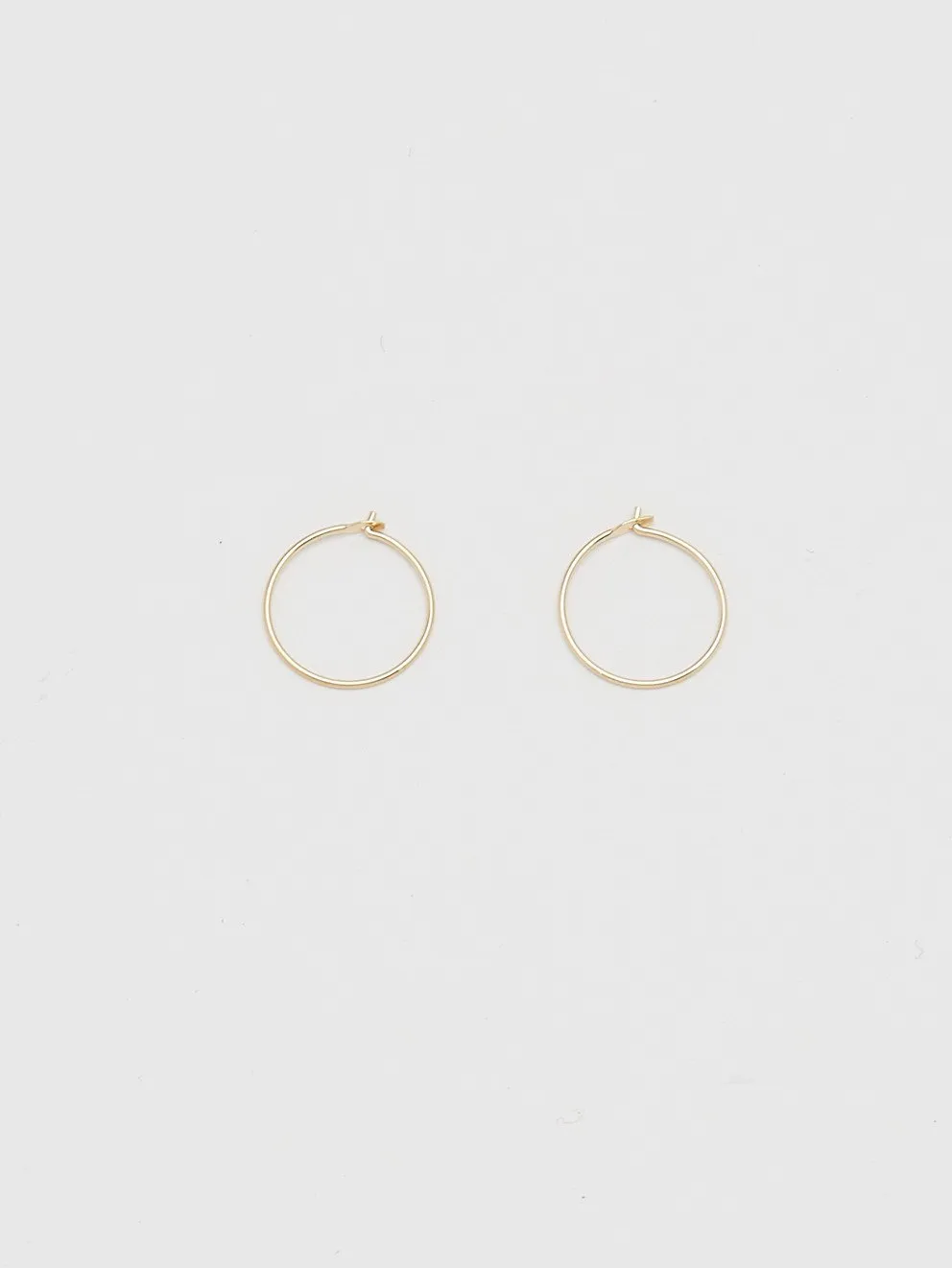 14K 303 Mini Hoops