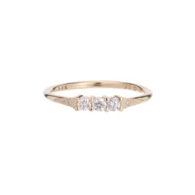 3 Diamond Deco Ring