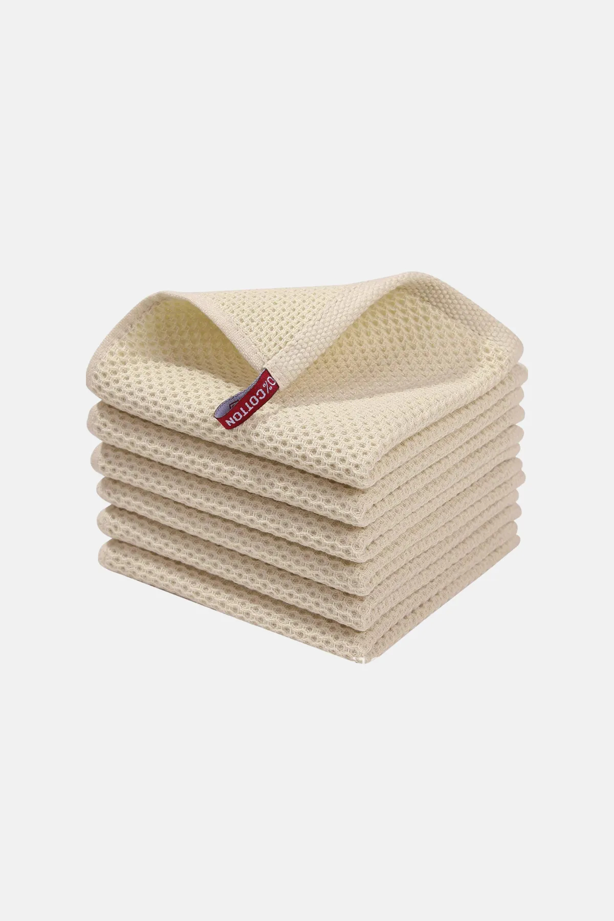 3 Sets Square Waffle Kitchen Towel, 35x35cm