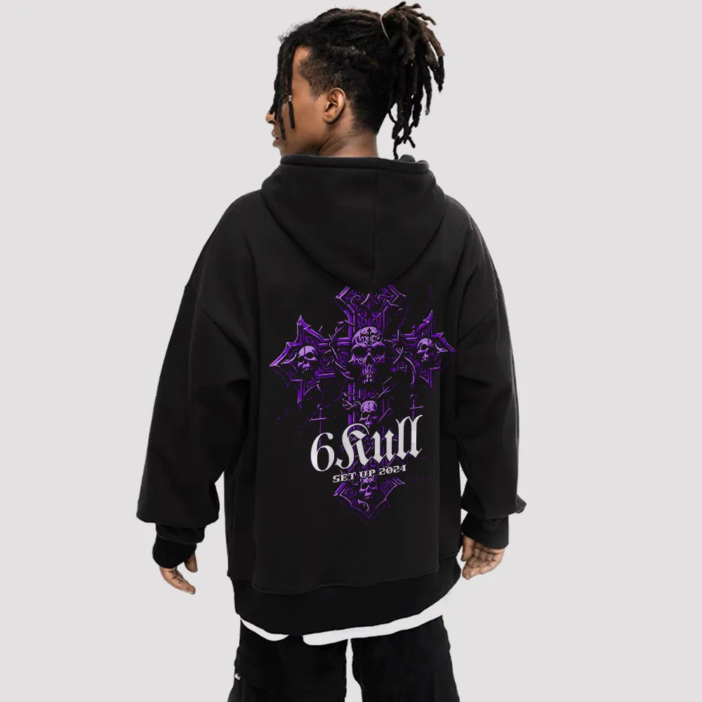 6Kull | Cross Skull Ceremony Hoodie