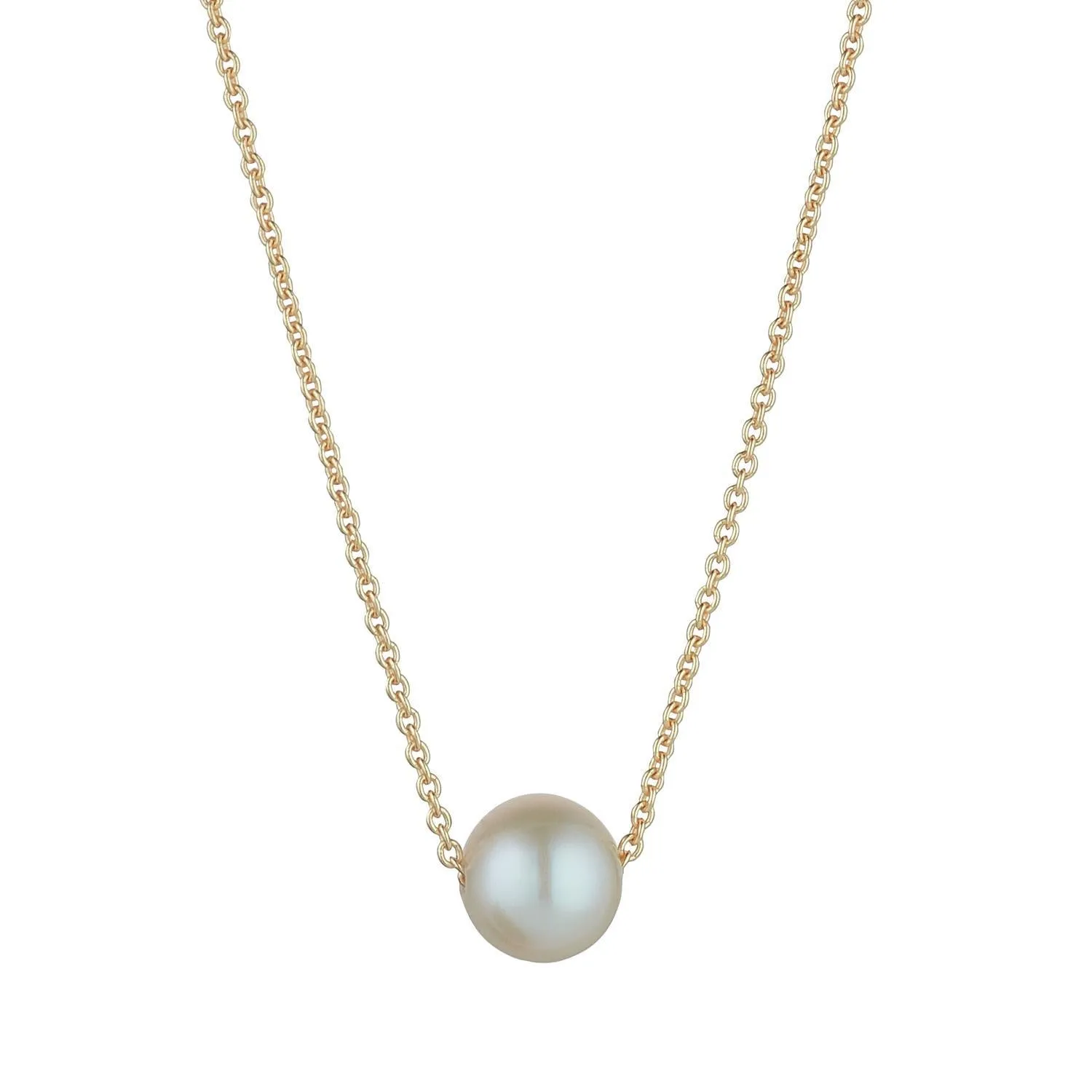 9kt Gold Freshwater Pearl Pendant Necklace