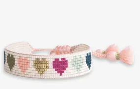 Beaded Heart Bracelet