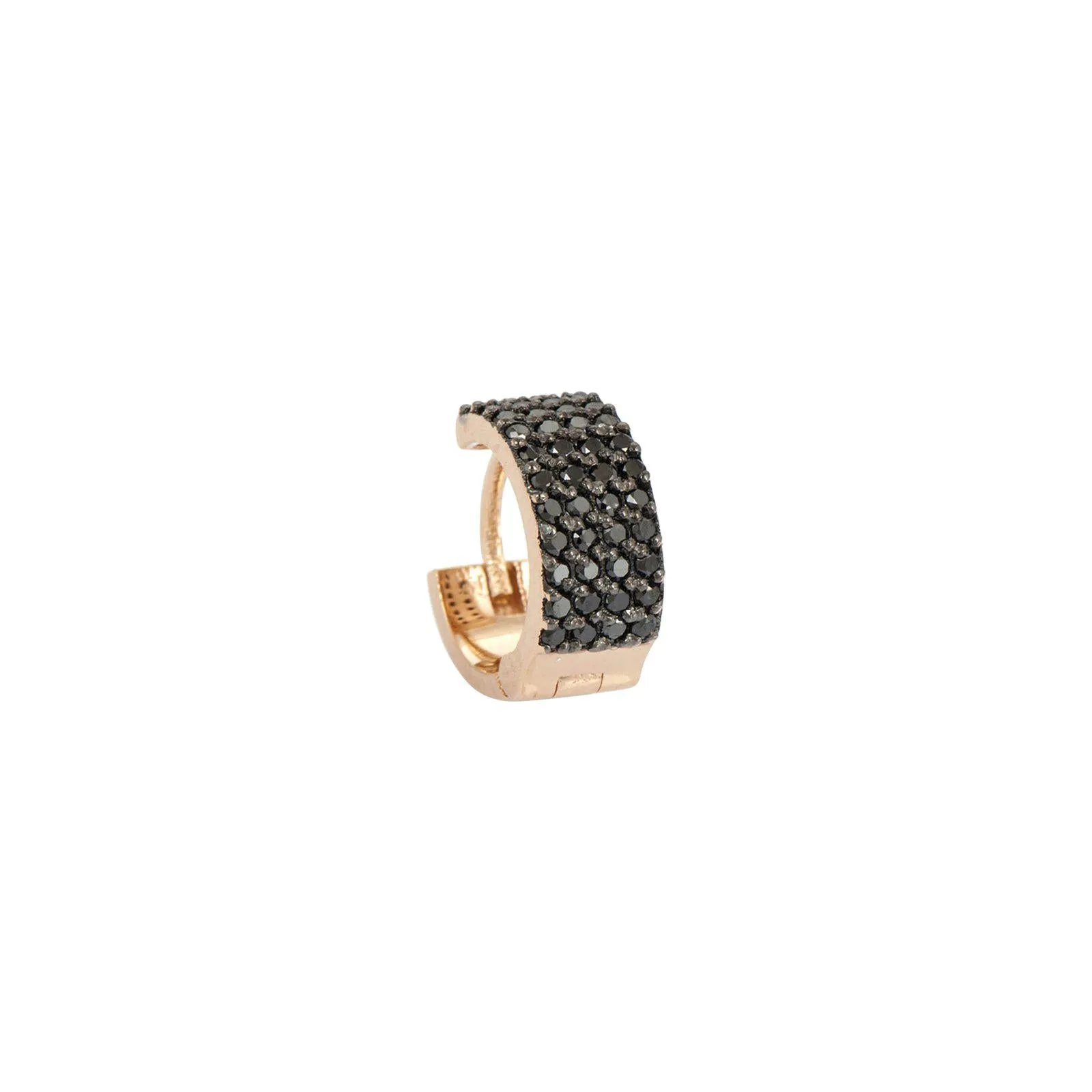 Bruna Pave Hoop Earring