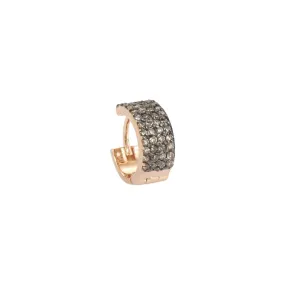 Bruna Pave Hoop Earring