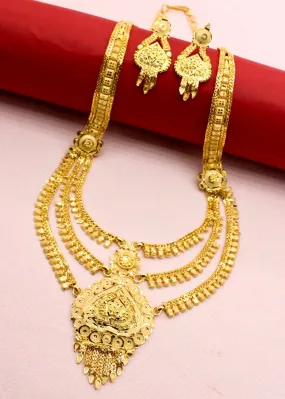 CAPTIVATING GOLD PLATED NECKLACE