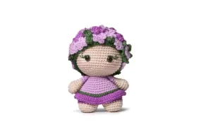 Circulo Amigurumi Kits Too Cute 2 Collection Kit, Violet 05 430099-05