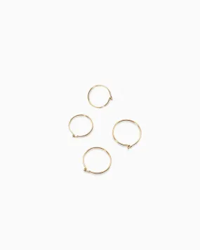 Coil Hoops | Gold