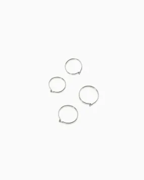 Coil Hoops | Silver