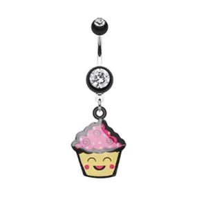 Cute Giggly Cupcake Belly Bar