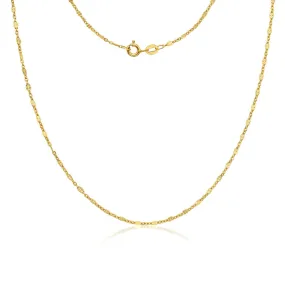 Dainty Chain Necklace in 14K Gold