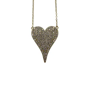 Diamonds Heart Necklace