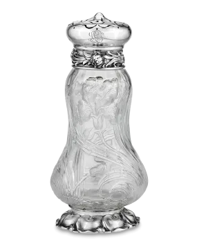 Engraved Muffineer Bottle by Hawkes