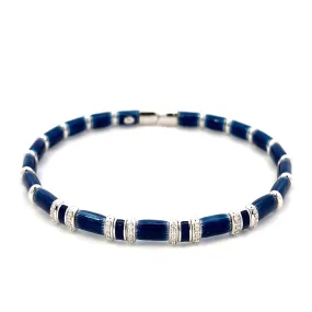 Long Island Blue Bangle Bracelet