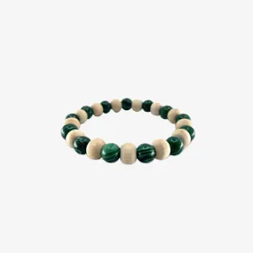 Malachite With Tulsi Bracelet