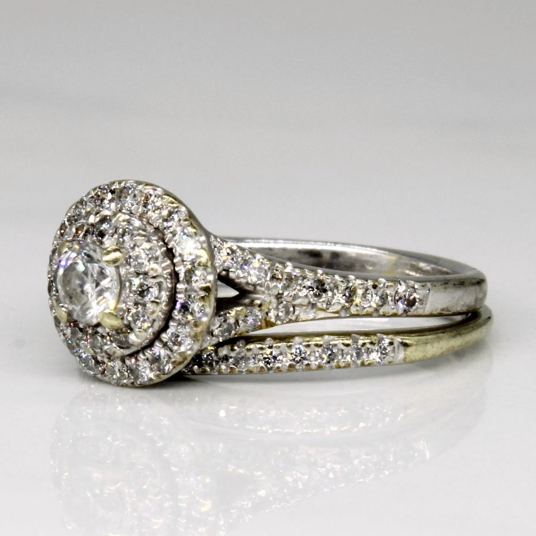 'Michael Hill' Diamond Wedding Ring Set | 0.60ctw | SZ 3.75 |