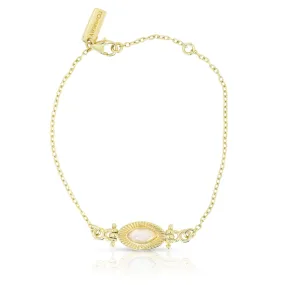 Radiance Moonstone Gold Bracelet