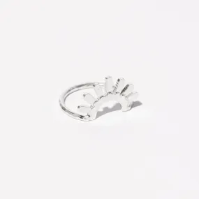 Ray Stacking Ring - Sterling Silver