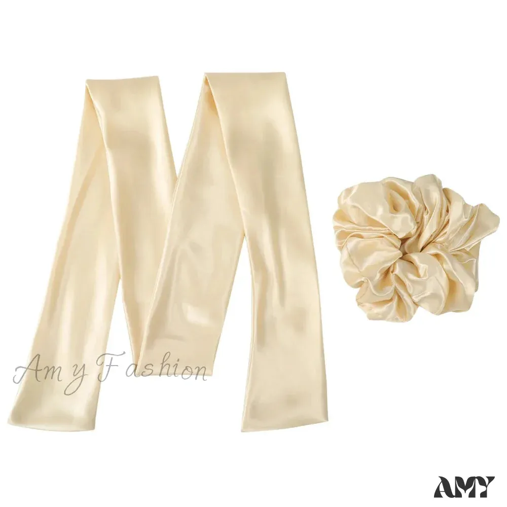 Satin French High-end Party Elegant Fashion Christmas Hair Accessory