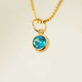 September Birthstone Gold-Filled Necklace