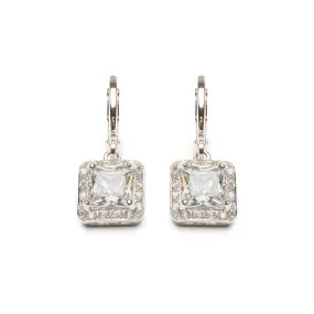 Square Crystal Earrings