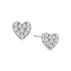 Sweet Heart Diamond Earrings