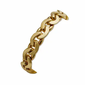 Tiffany & Co. 18K Gold Curb Link Bracelet